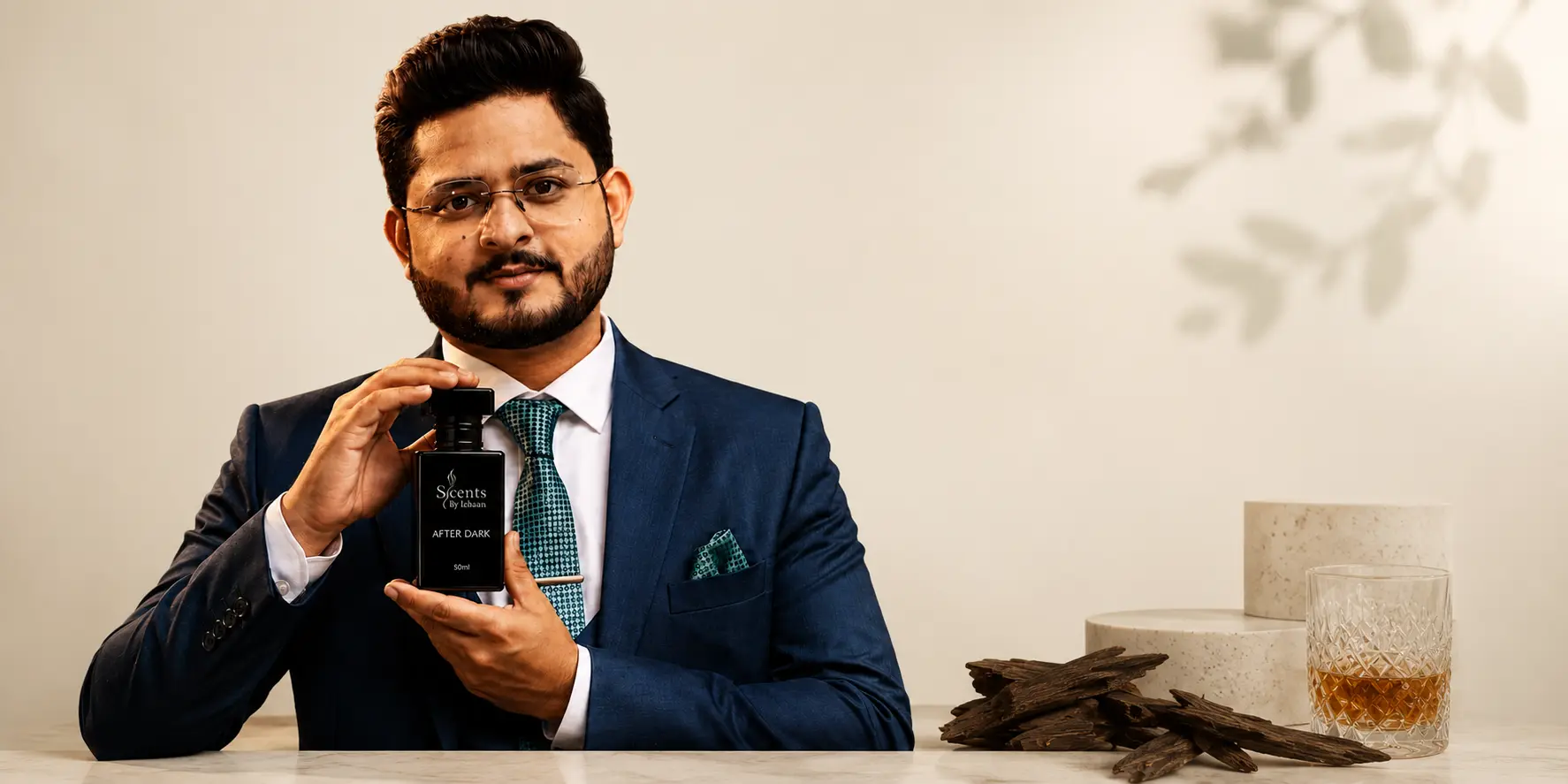 Kamran, founder of Scents By Izhaan