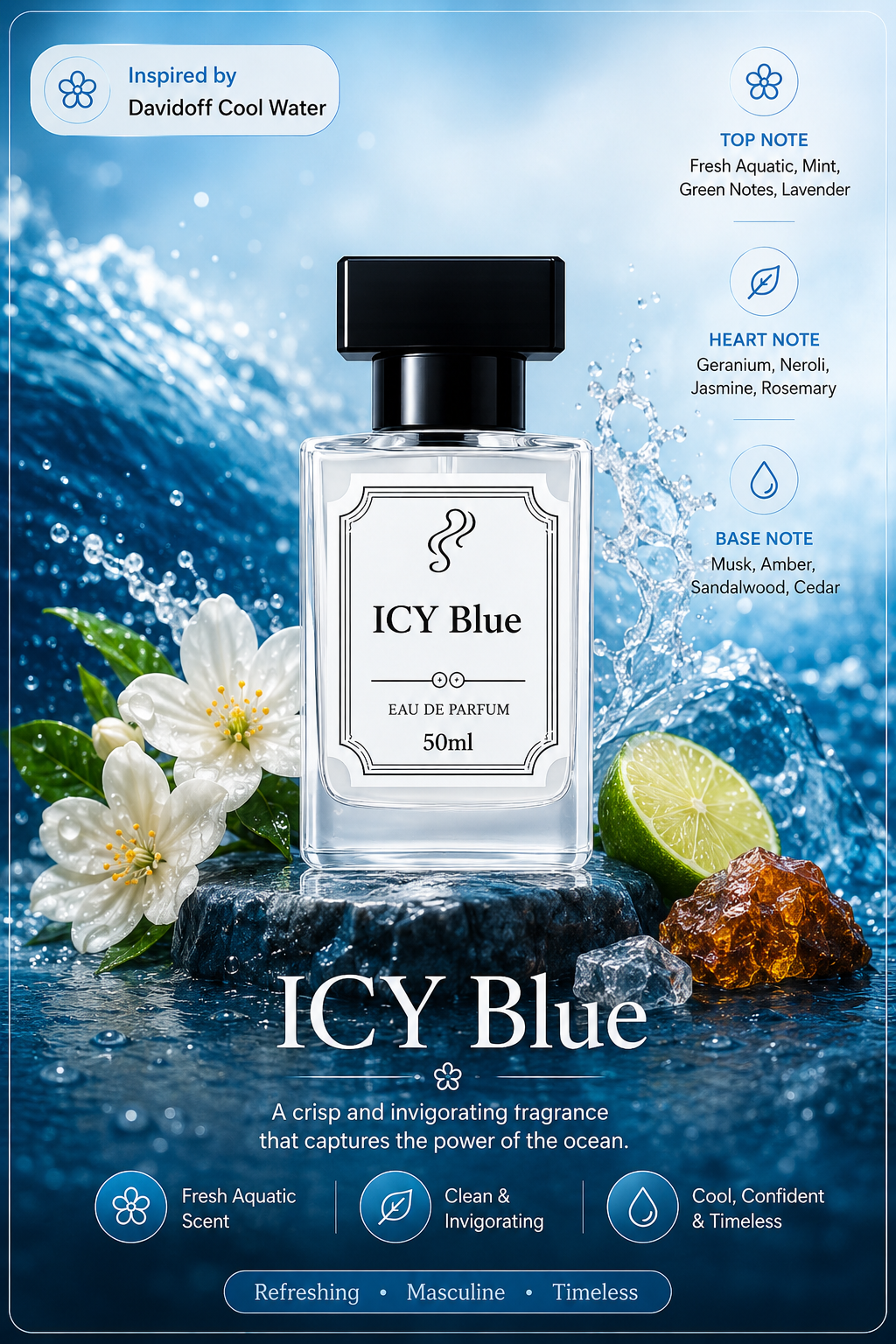 ICY Blue fragrance